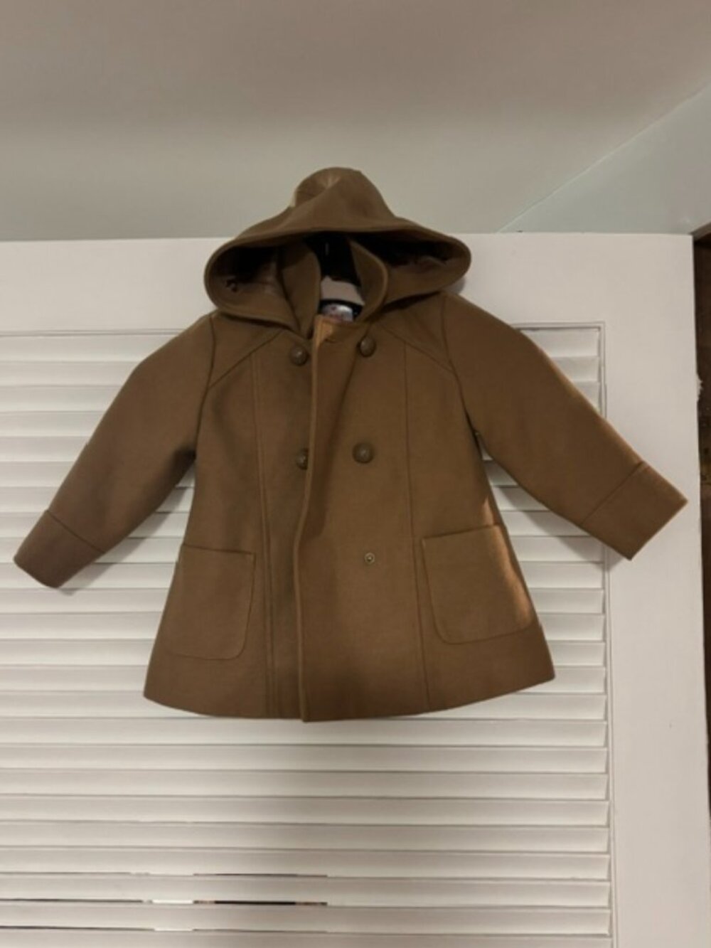 F&F UK Toddler Peacoat in Classic Camel- Size 2-3Y